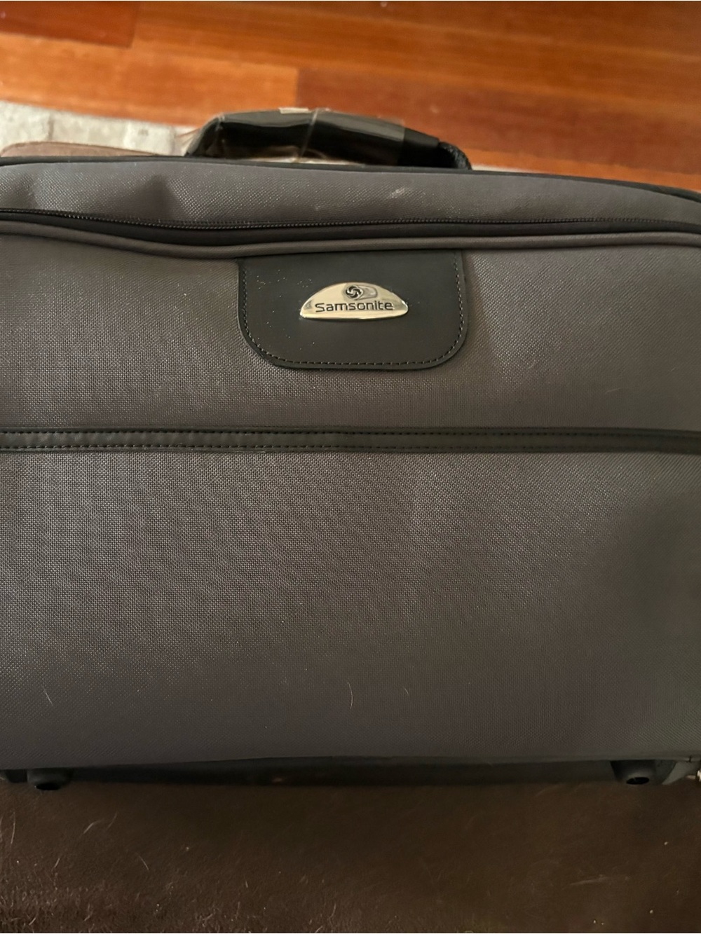Samsonite Gray and Black case and duffle bag